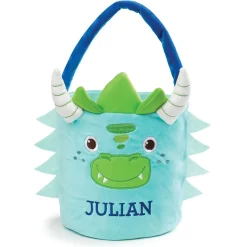 Dinosaur Personalized Plush Treat Basket