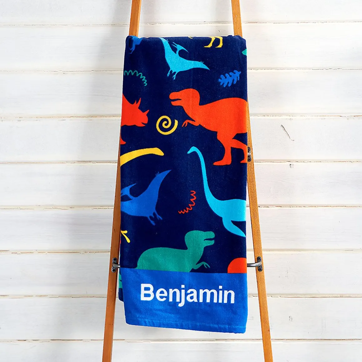 Dinosaur Personalized Towel