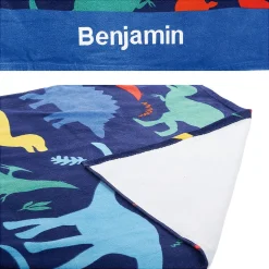 Dinosaur Personalized Towel