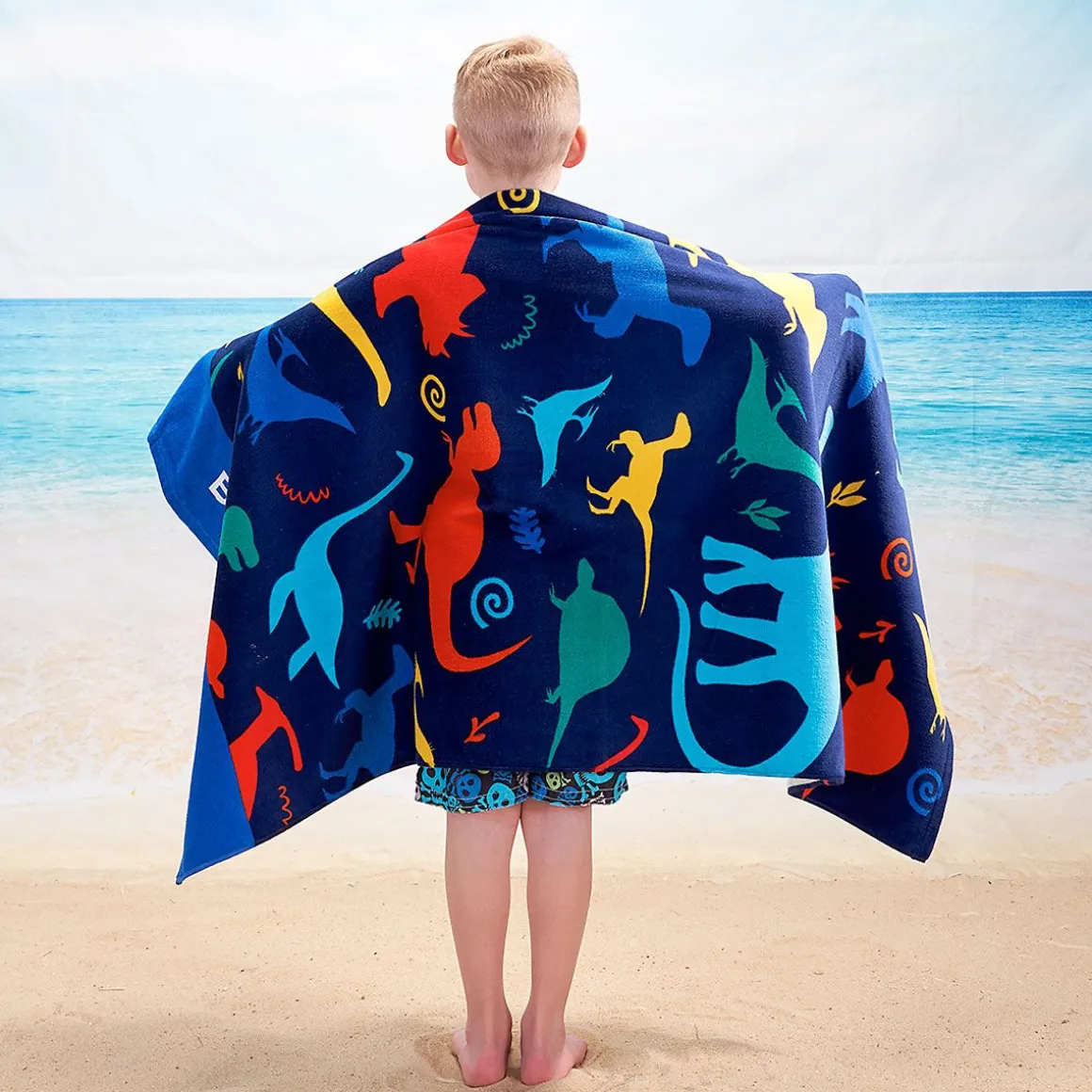 Dinosaur Personalized Towel