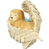 Dog Angel Wings Resin Pet Memorial