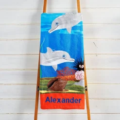 Dolphins Personalized Towel