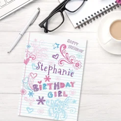 Doodle Birthday Personalized Card