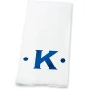 Dot Initial Foil Stamped Disposable Hand Towels
