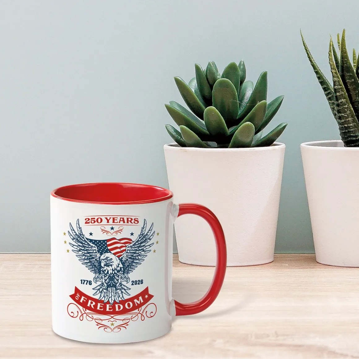 Eagle 250 Years of Freedom Mug