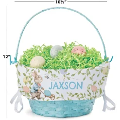 Easter Basket with Bunny Personalized Liner