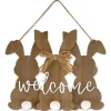 Easter Bunnies Wall Hanger