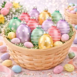 Easter Egg Pastel Ornaments