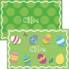 Easter Eggs Personalized Easter Placemat