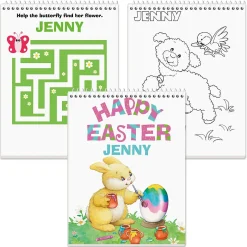 Easter Personalized Coloring & Activity Book