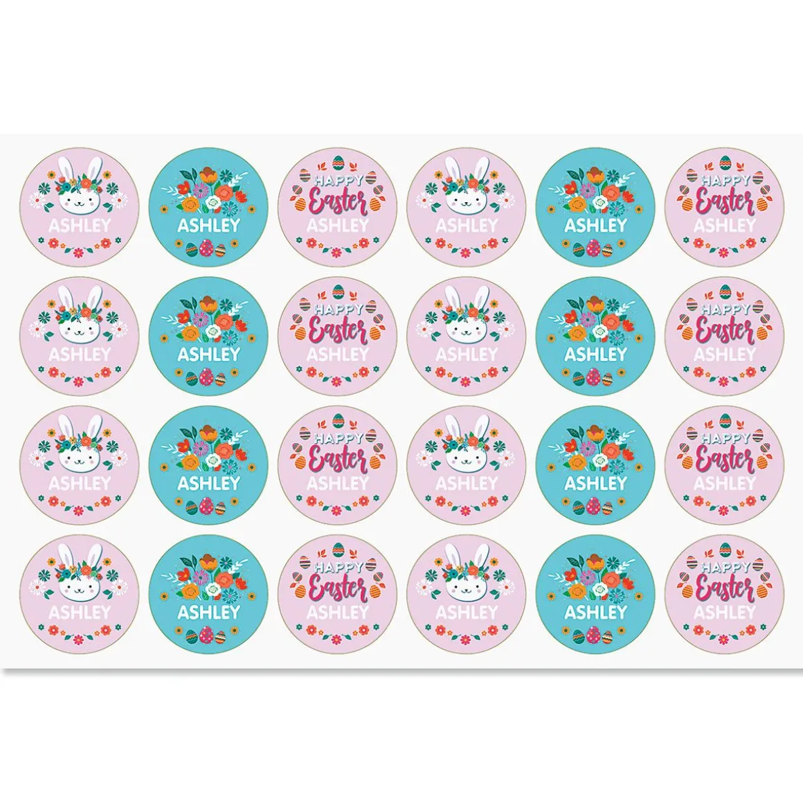 Easter Variety Personalized Stickers