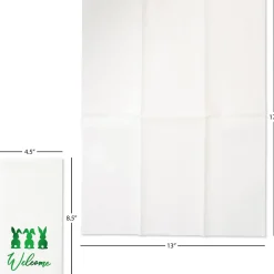 Easter Welcome Foil Disposable Hand Towels