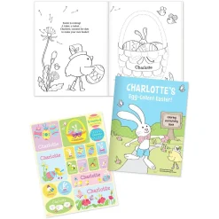 Egg-cellent Easter Personalized Coloring Book & Sticker Set