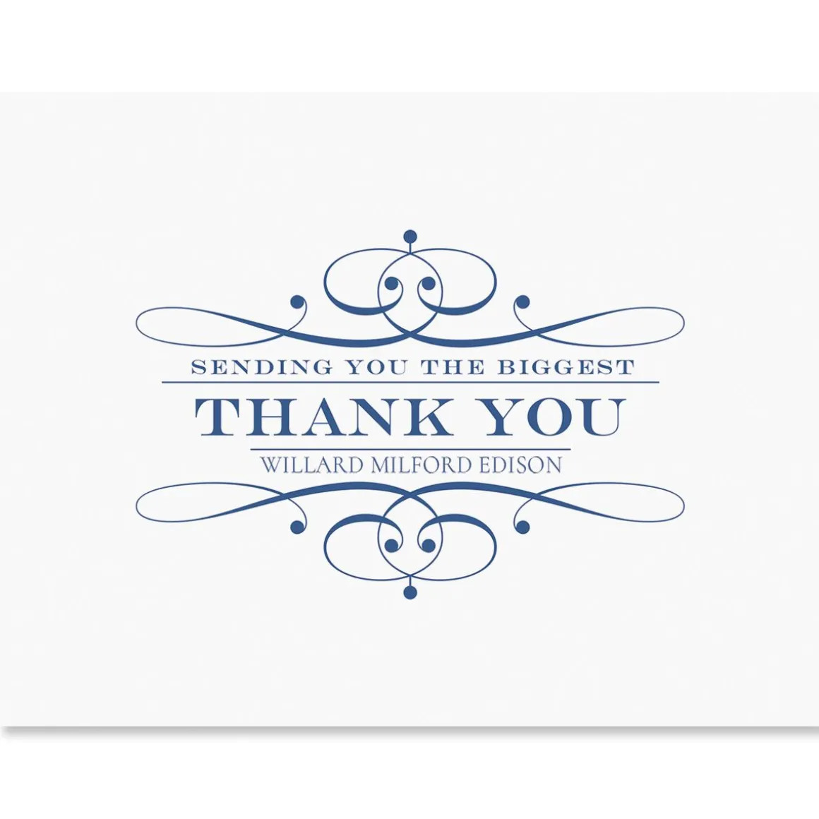 Elegant Personalized Thank You Cards