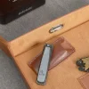Executive Nail Clippers in a Personalized Leather Case