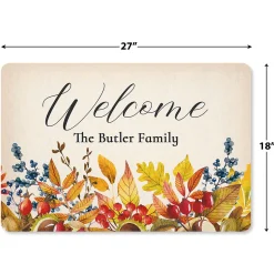 Fall Personalized Doormat