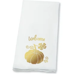 Fall Welcome Foil Disposable Hand Towels