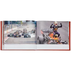 F1 Heroes Personalized Red Leather-Bound Book