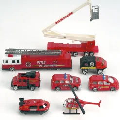 Fire Emergency Set in Personalized Bin