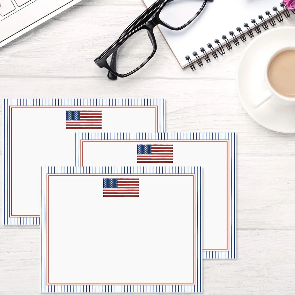 Flag Correspondence Cards