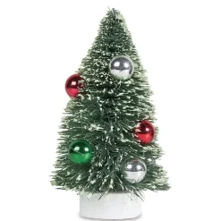 Flocked Trees with Ornaments