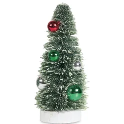 Flocked Trees with Ornaments