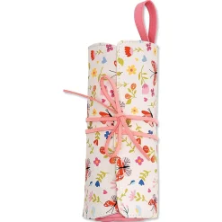 Floral Butterfly Roll Up Case
