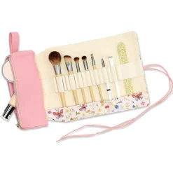 Floral Butterfly Roll Up Case