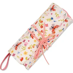 Floral Butterfly Roll Up Case
