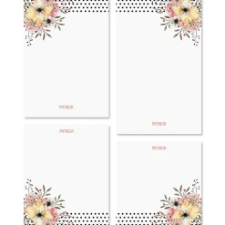 Floral Dots Notepads