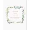 Floral Frame Personalized Thank You Cards