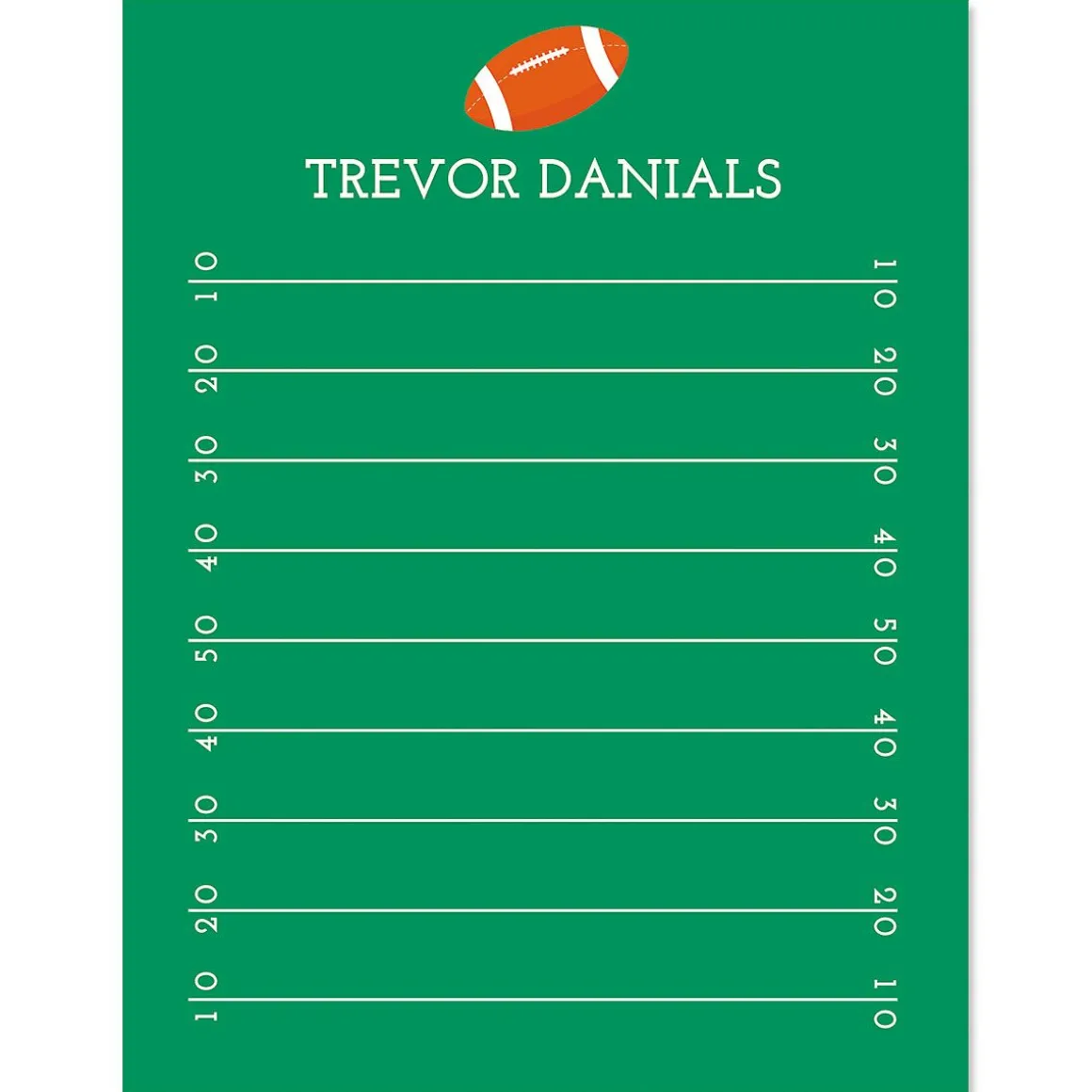 Football Correspondence Cards
