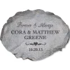 Forever and Always Personalized Garden Stone