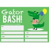Gator Birthday Fill In The Blank Invitations