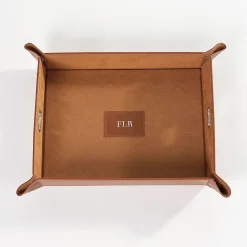 Genuine Leather Monogrammed Throwalls