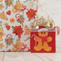 Gingerbread Felt Treat Bags