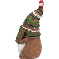 Gingerbread Gnome with Tree Figurine