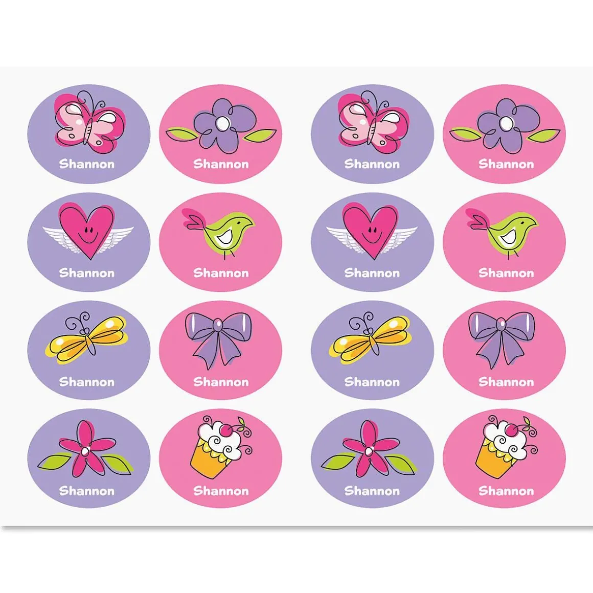 Girls Personalized Kids' Labels