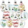 Glass Easter Egg Handpainted Ornaments