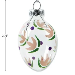 Glass Easter Egg Handpainted Ornaments
