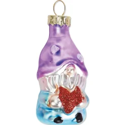 Glass Gnome Valentine Ornaments