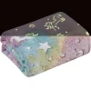 Glow in the Dark Personalized Unicorn Throw