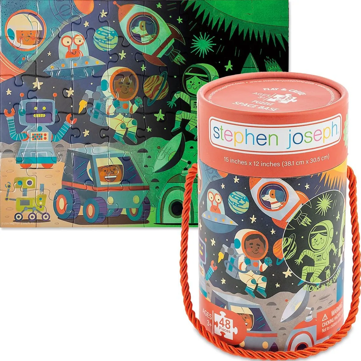 Glow In The Dark Space Puzzle by Stephen Joseph®