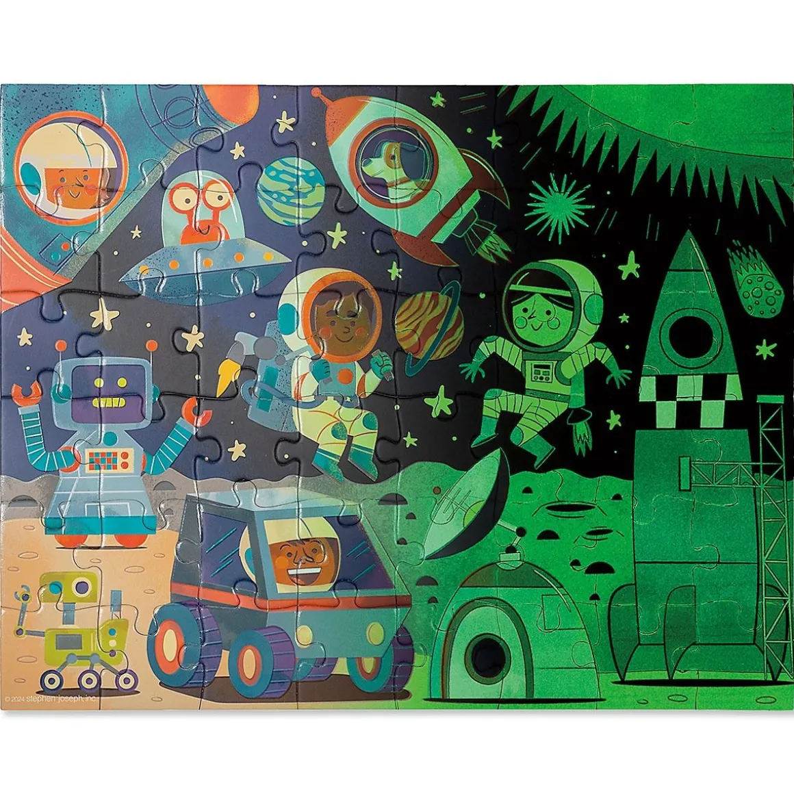 Glow In The Dark Space Puzzle by Stephen Joseph®