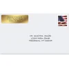 Gold Foil Standard Return Rolled Address Labels
