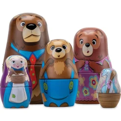 Goldilocks Nesting Dolls Tin