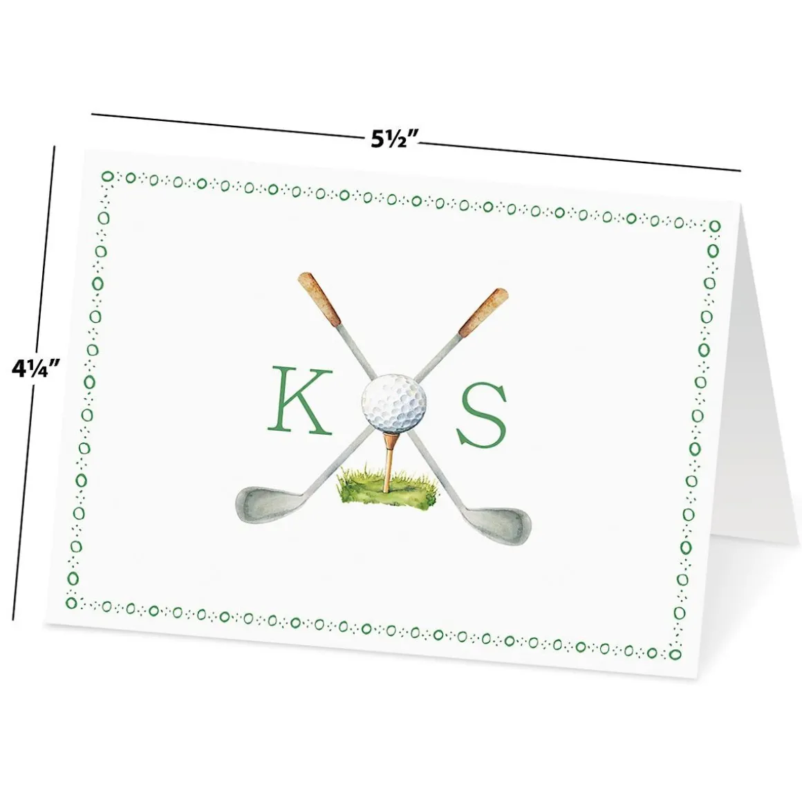 Golf Personalized Note Cards