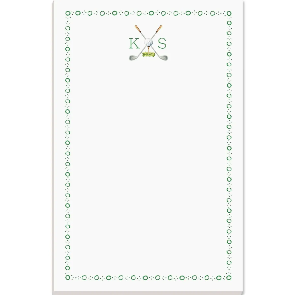Golf Personalized Notepads