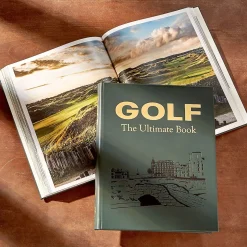 Golf: The Ultimate Book Personalized Green Leather-Bound Book