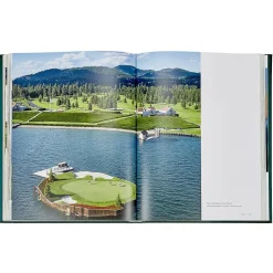 Golf: The Ultimate Book Personalized Green Leather-Bound Book